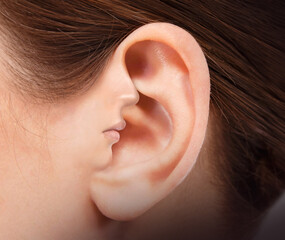 Talking ear. Hearing voices