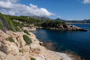 Fototapeta na wymiar Des Lledó port, sa Dragonera natural park, Mallorca, Balearic Islands, Spain
