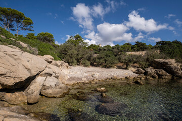 Des Lled&oacute; port, sa Dragonera natural park, Mallorca, Balearic Islands, Spain