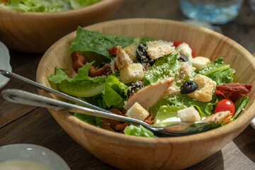 green vegetable salad healthy food nutritious 