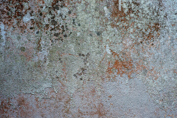 Old cement walls and faded paint