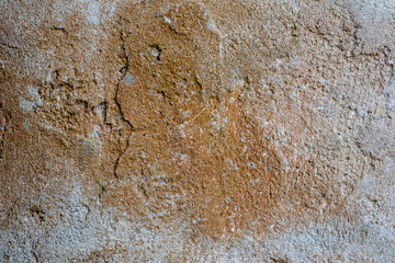 Old cement walls and faded paint