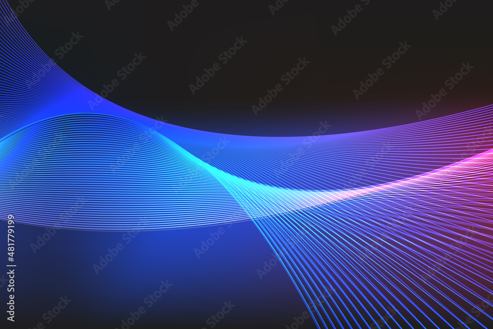 Sticker abstract modern technology particle background
