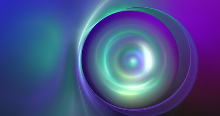 Abstract festive background with glowing fractal form. Fantastic glowing fractal shapes. Holiday wallpaper. Digital fractal art. 3d rendering.