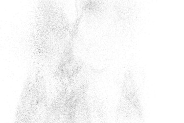 Distressed black texture. Dark grainy texture on white background. Dust overlay textured. Grain noise particles. Rusted white effect. Grunge design elements. Vector illustration, EPS 10.