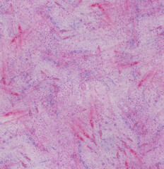 Watercolor background with abstract ornament. For design, printing on fabric or paper. Purple, pink colors.