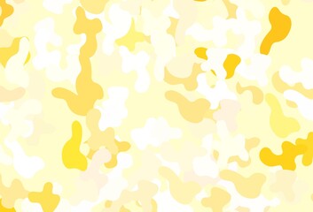 Light Orange vector texture with abstract forms.