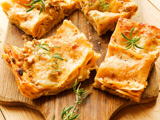 Traditional italian lasagne