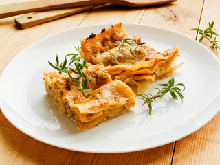 Traditional italian lasagne