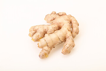 Natural organic raw ginger root