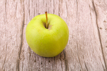 Ripe and sweet green apple