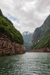 Landscape of the Three Gorges of the Yangtze River in China