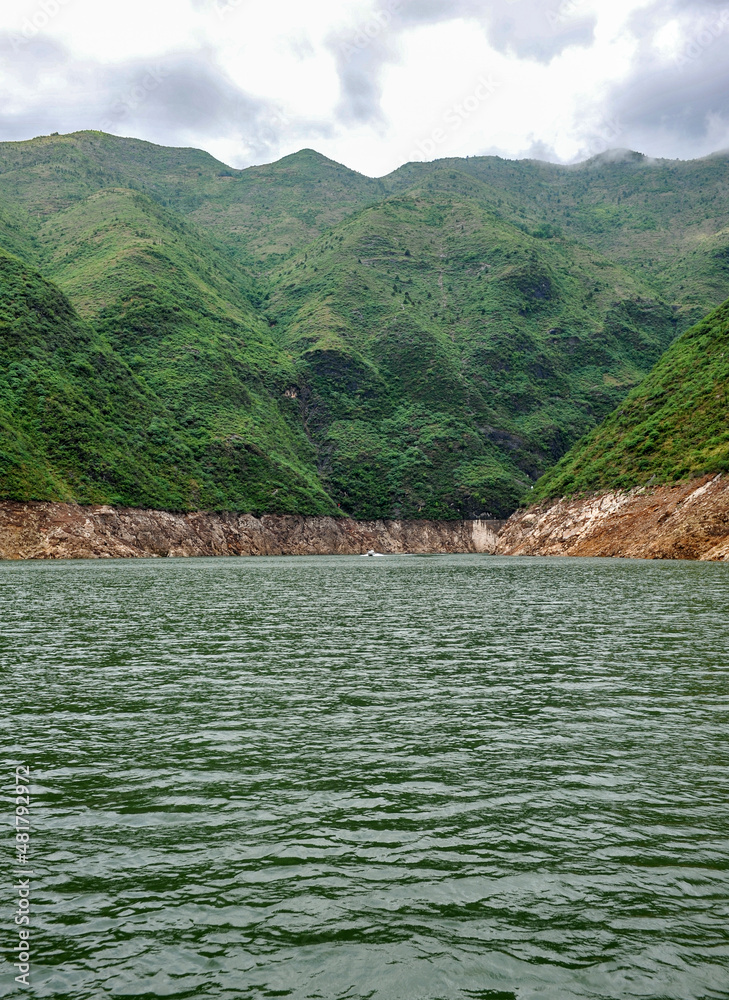 Wall mural landscape of the three gorges of the yangtze river in china