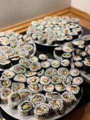 Selbst hergestelltes Sushi