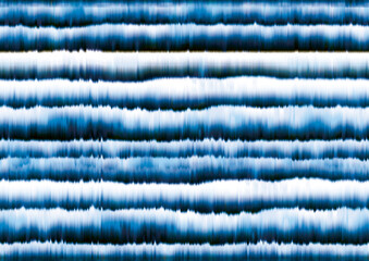 Thin tie dye artistic stripes seamless  pattern. Hand drawn blue shibori print. Ink indigo textured japan background. Modern batik wallpaper tile. Watercolor endless backdrop for fabric, wallpaper © PATTERN_SPIRIT