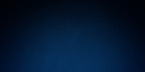 Dark blue background texture with black vignette in old vintage grunge textured border design, dark elegant teal color wall with light 