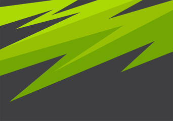 Simple background with gradient green color zigzag pattern and some copy space area