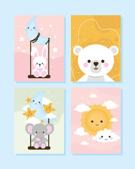 icons baby posters