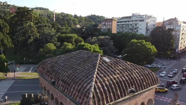Bologna Italy, historical center of the city neat to Saragozza door