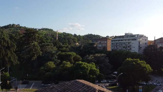 Bologna Italy, the forest near to the historical center