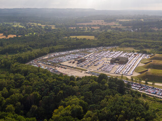 Greenham common and car storage area