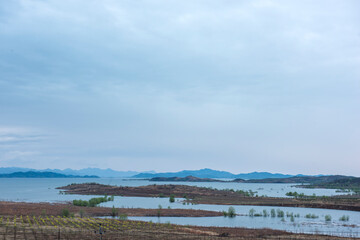 landscape with clouds