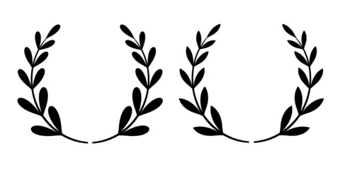 Wreath of deciduous branches