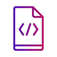 html code program programming coding file type filetype document website webpage homepage ui ux web development icon