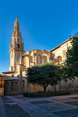 Fototapeta na wymiar view of the cathedral of Santo Domingo de La Calzada, La Rioja, Spain.