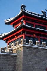 Fototapeta premium Dragon Gate is an unfinished business and culture center in Älvkarleby Municipality near European route E4. The idea was to create a place where Chinese and Swedish culture can meet.