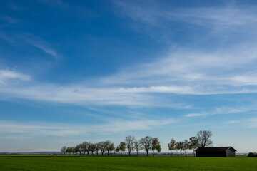 Cloud images with rain clouds and storm clouds in the landscape