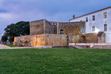 Fototapeta na wymiar view of the castle of Lagos in the Algarve, Portugal