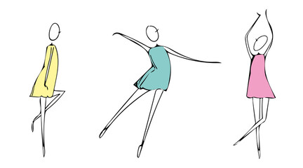 Fototapeta premium Ballerinas