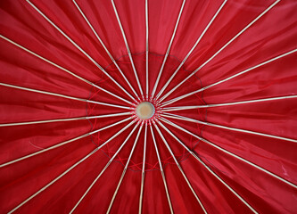 red umbrella background