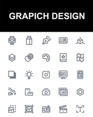 app symbol icon design graphic pack set