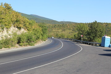Fototapeta premium road in the rural areas