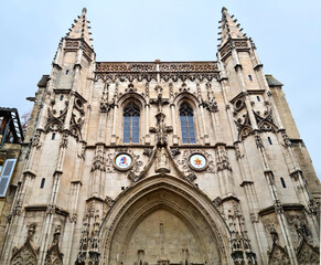Notre Dame cathedral in Dijon, Burgundy, France