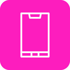 Mobile Phone Vector Icon Design Illustration