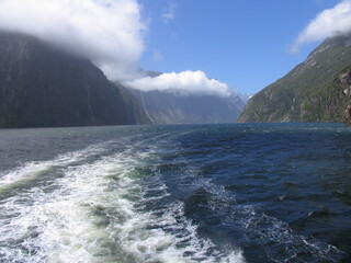 ニュージーランド、青空