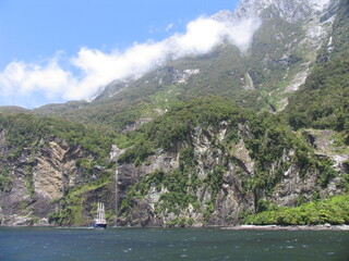 ニュージーランド、青空