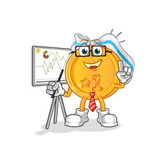 medal marketing character. cartoon mascot vector