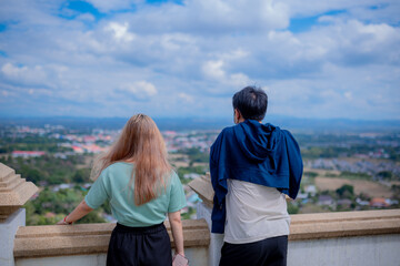Travel to pay homage to monks in Thailand.