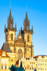 Fototapeta premium Church of Our Lady before Tyn in the Old Town Square