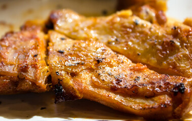 grilled pork chop