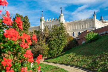 View of medieval royal castle in Lublin, Poland