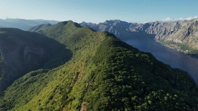 Mount Vrmac in Montenegro