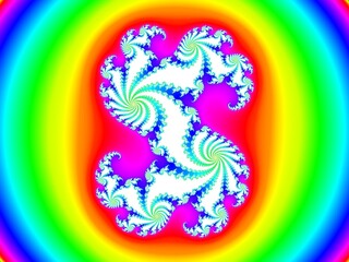 ジュリア集合（虹色）