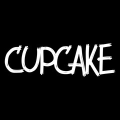 Handwritten fonts for bar menu words. Drink Names for your business Sloppy style graffiti wall title. cupcake