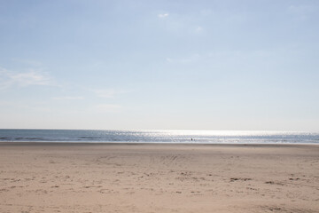 Wales coastline in the summertime.