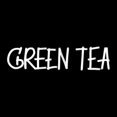 Handwritten fonts for bar menu words. Drink Names for your business Sloppy style graffiti wall title. green tea